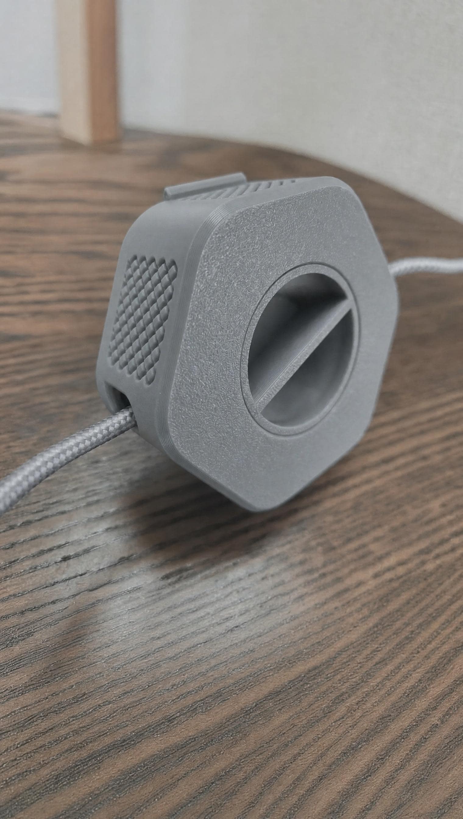 Enrouleur de câble Enroulo gris
